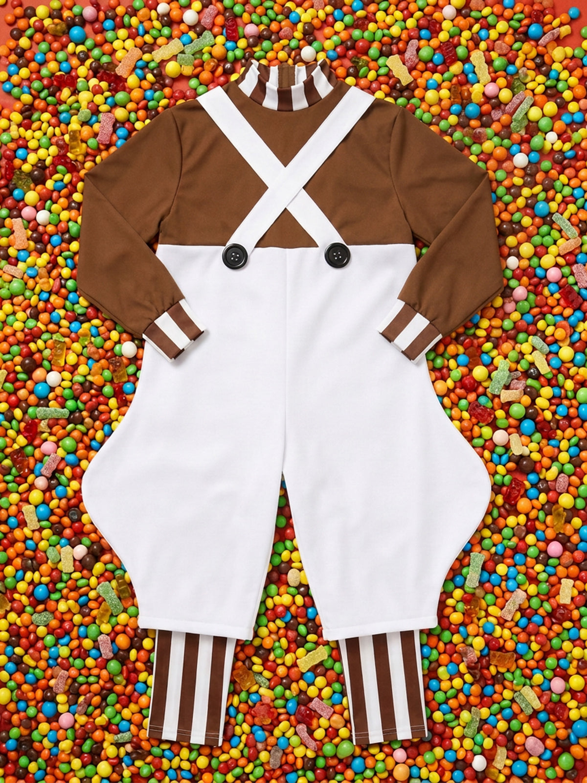 Adult Willy Wonka and the Chocolate Factory Oompa Loompa Costume - Deluxe - costumes.com