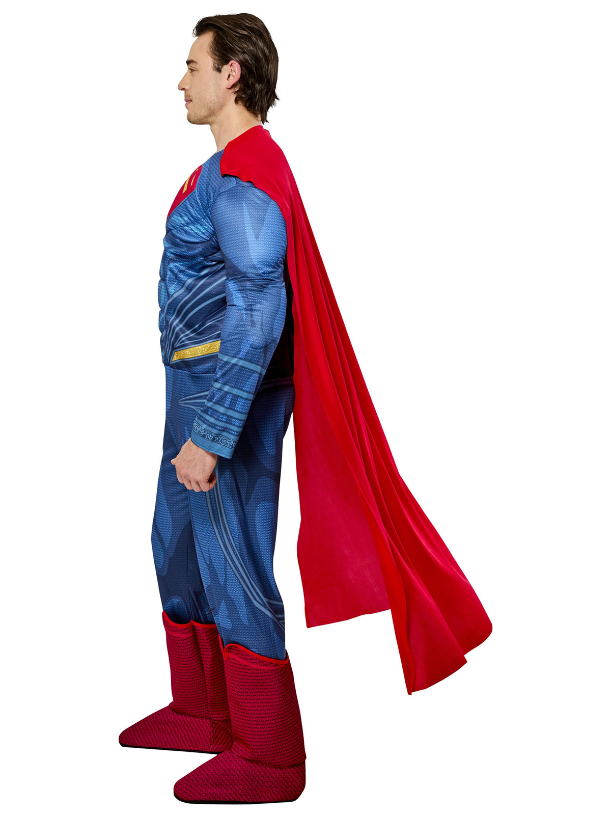 Men's Justice League Superman Muscle Chest Costume - Deluxe - costumes.com