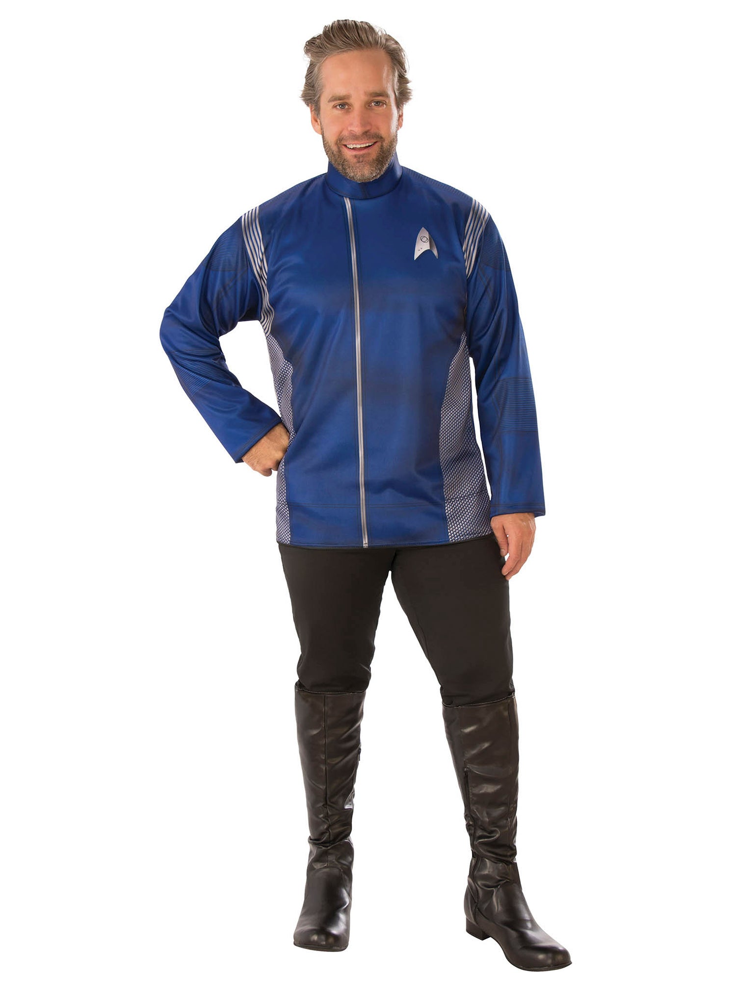 Men's Star Trek Discovery Silver Command Top - costumes.com