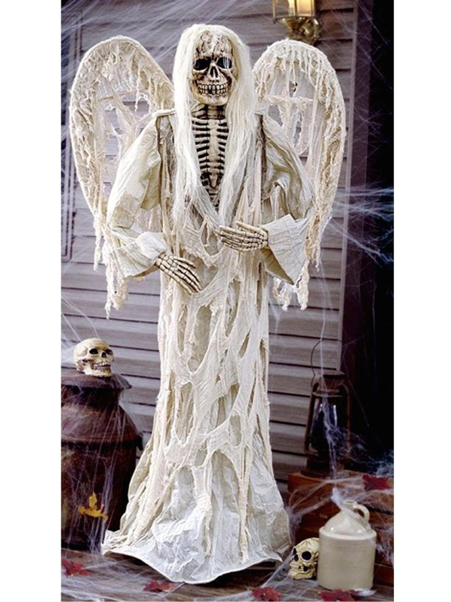 6 Foot Winged Reaper Standing Prop - costumes.com
