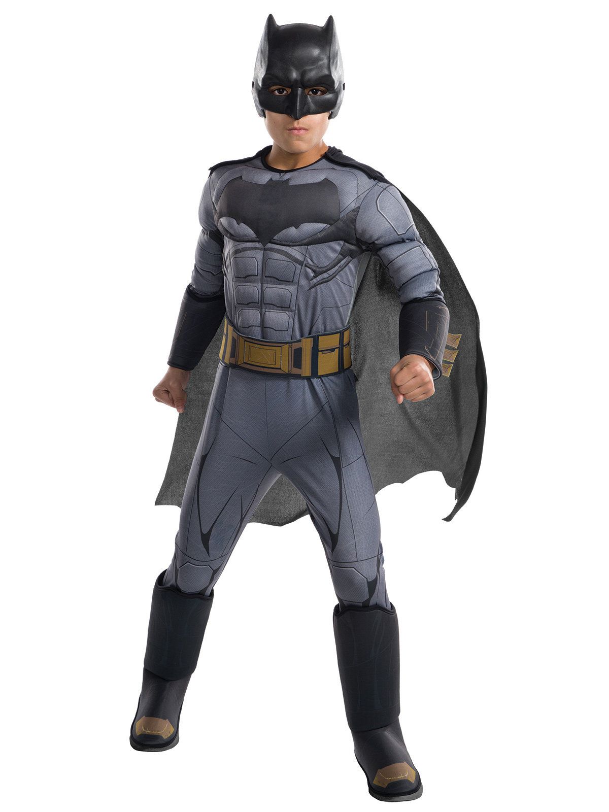 Boys' Justice League Batman Muscle Chest Costume - Deluxe - costumes.com