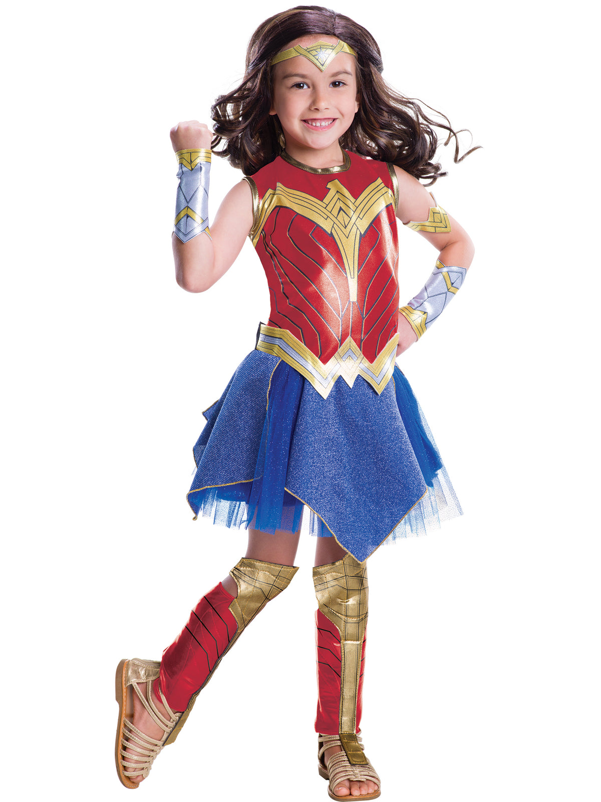 Girls' Justice League Wonder Woman Costume - Deluxe - costumes.com