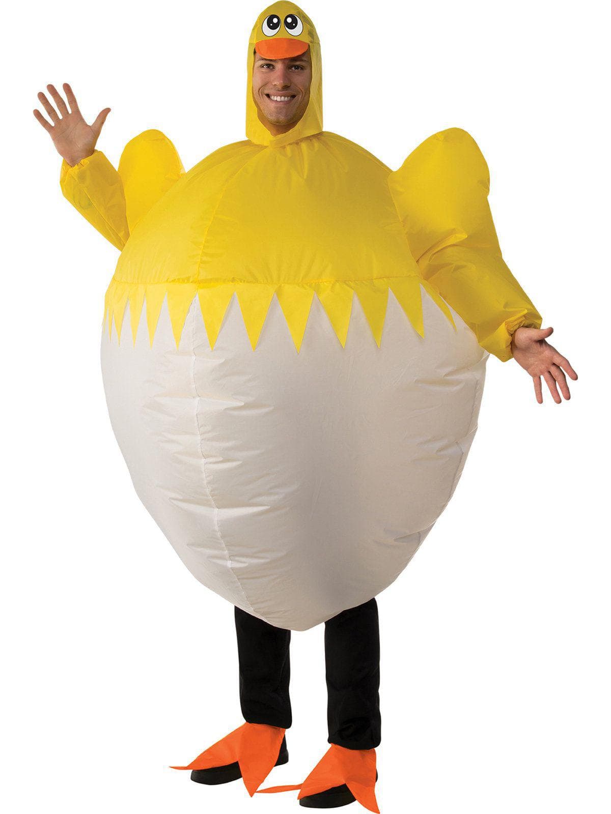 Adult What's Crackin Chick Inflatable Costume - costumes.com