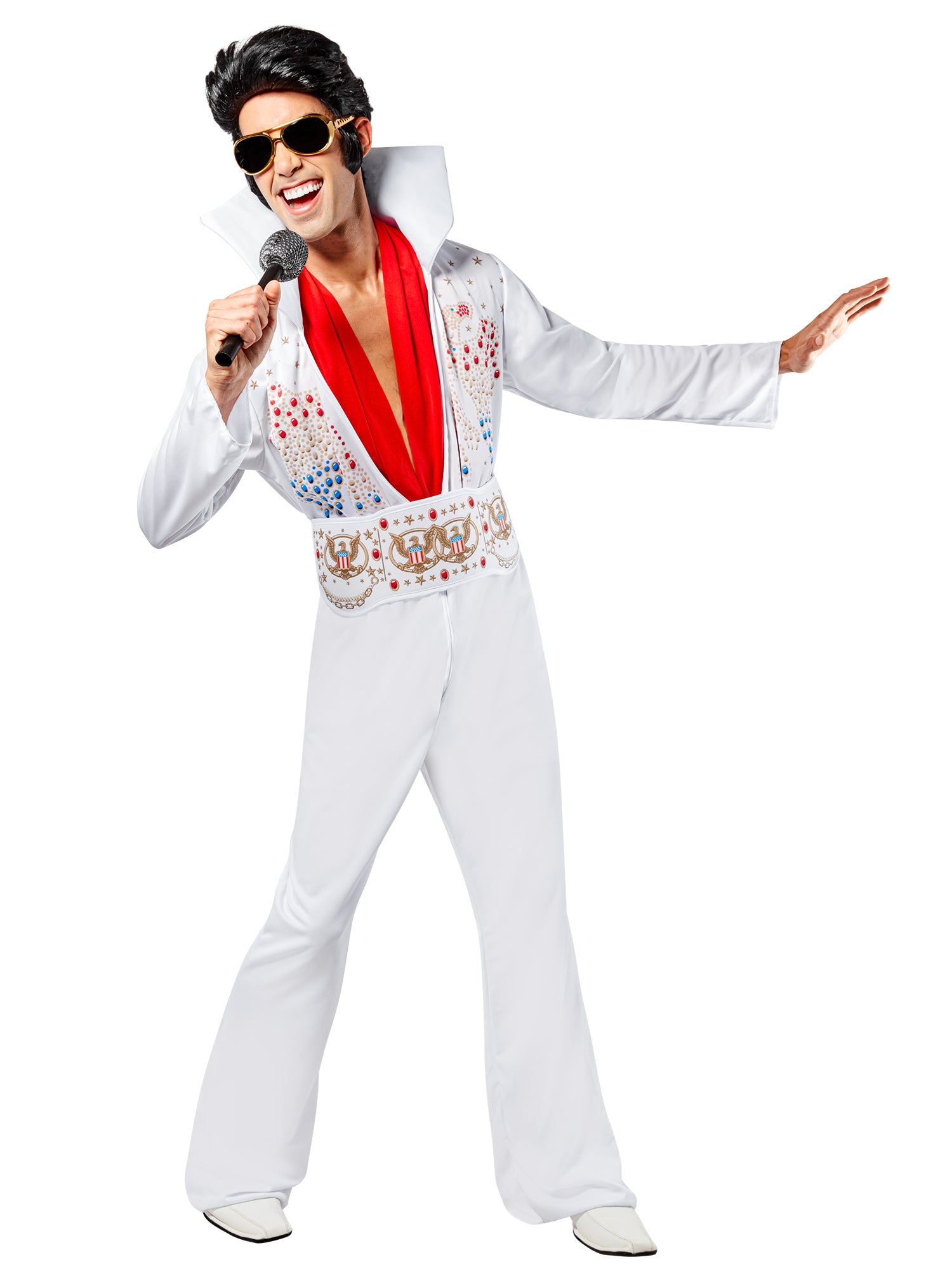 Men's Elvis Eagle Jumpsuit - costumes.com