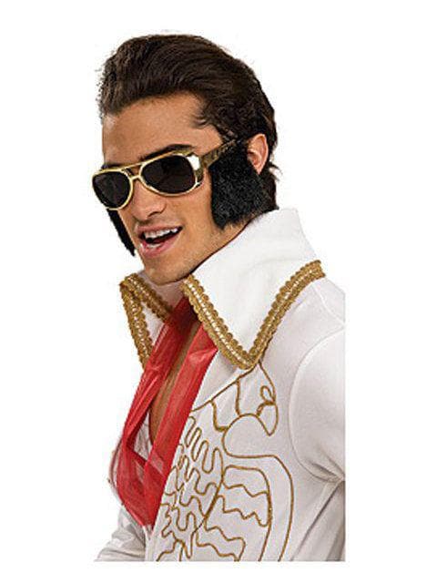 Adult Elvis Glasses with Sideburns - costumes.com