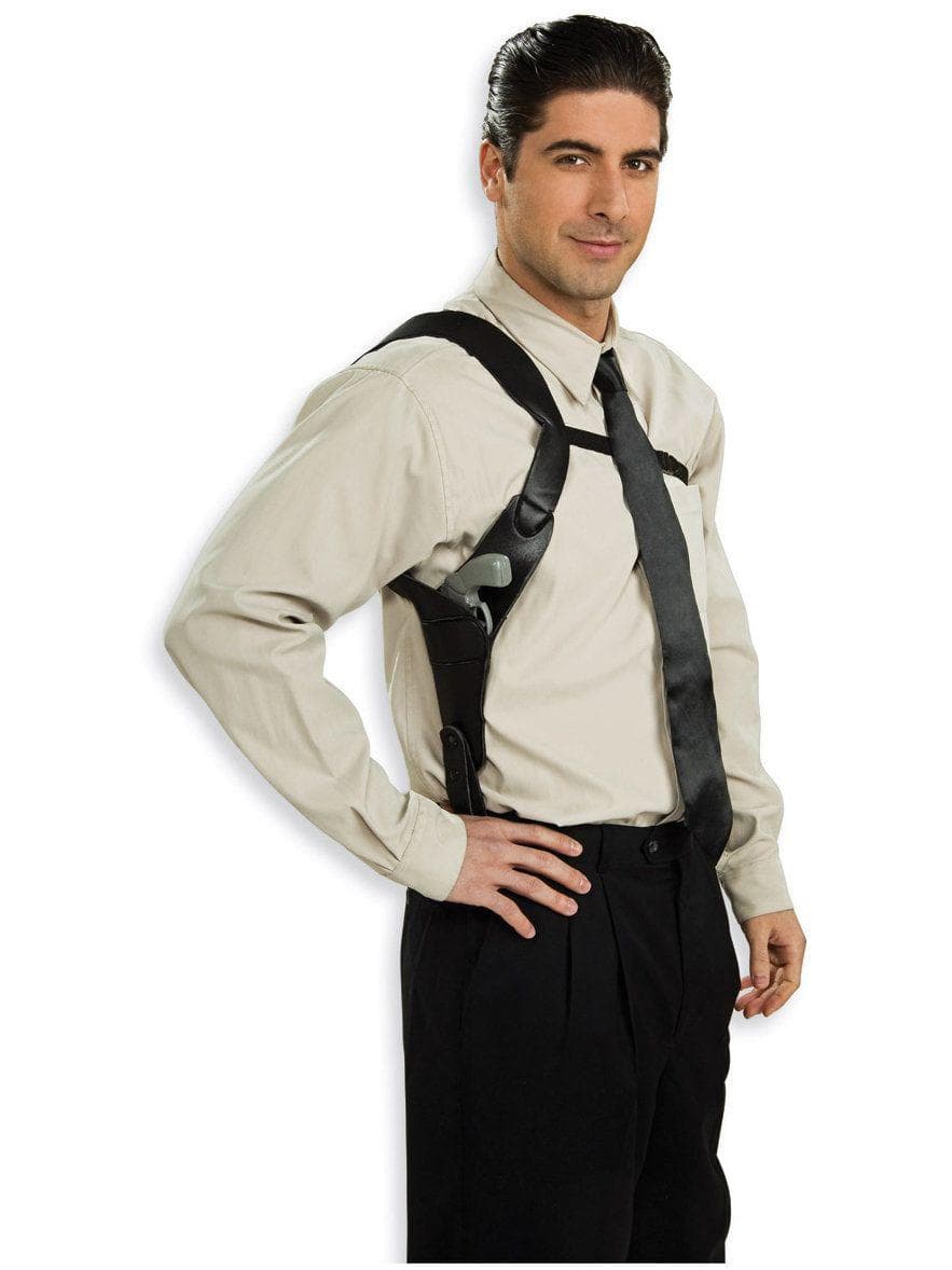 Adult Black Shoulder Gun Holster - costumes.com