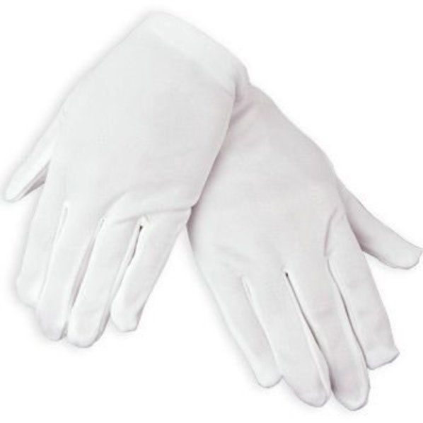 Kids' White Gloves - costumes.com