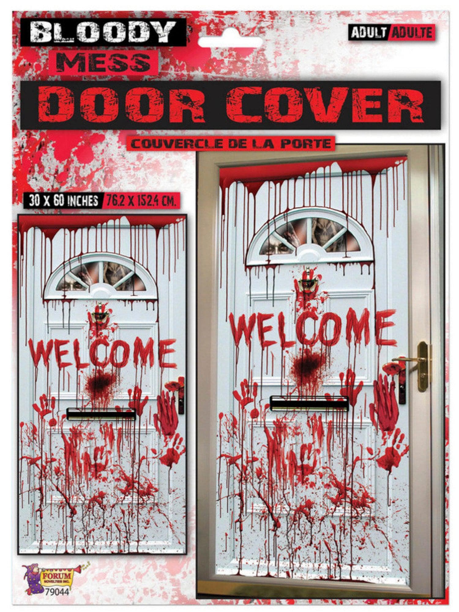 5 Foot Bloody Mess Welcome Door Cover Decoration - costumes.com