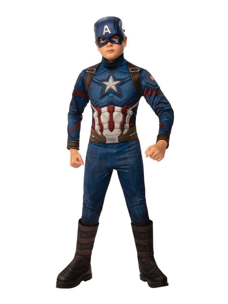 Kids Avengers Captain America Deluxe Costume