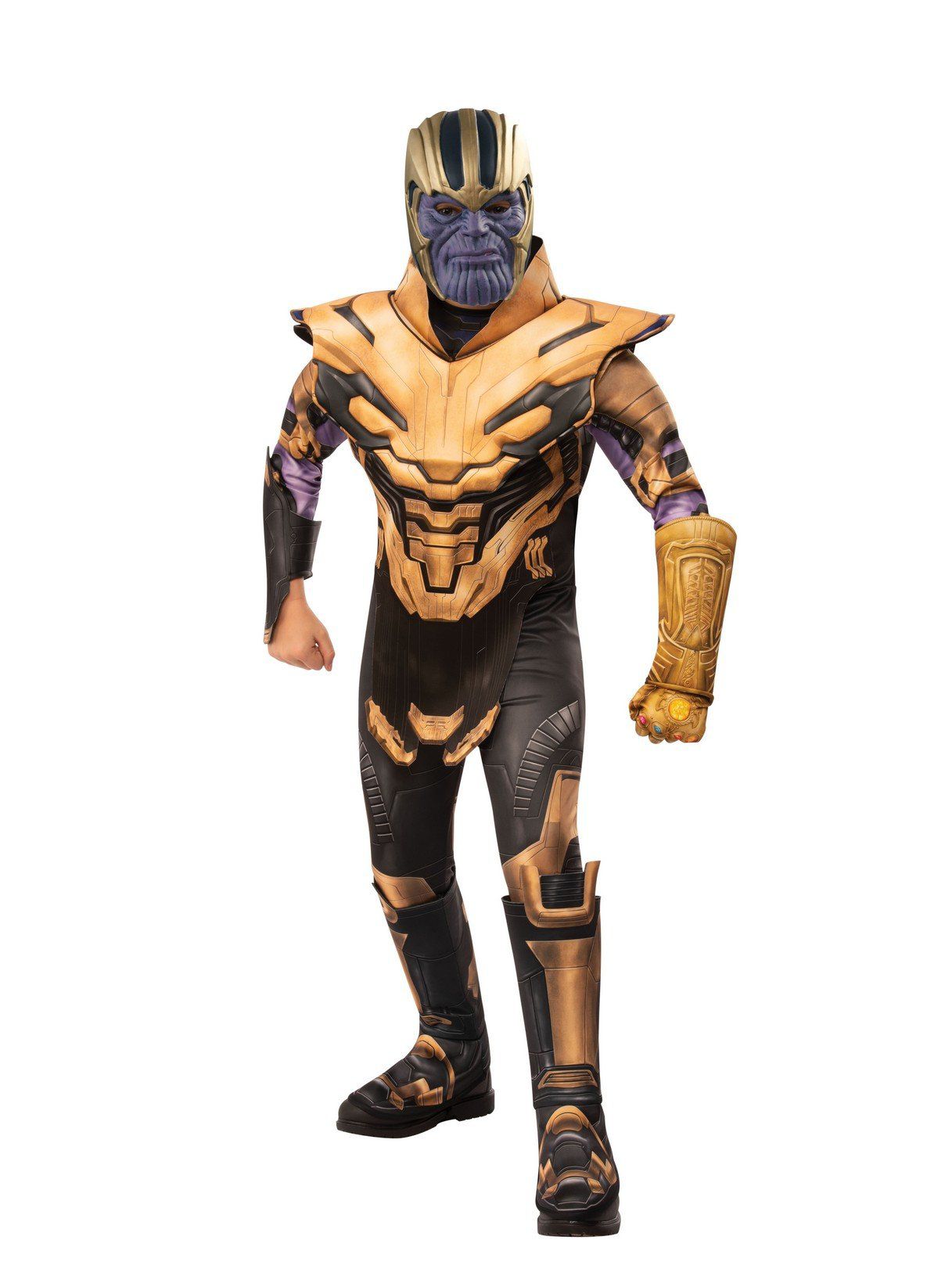Boys' Avengers Endgame Thanos Padded Jumpsuit Costume - Deluxe - costumes.com