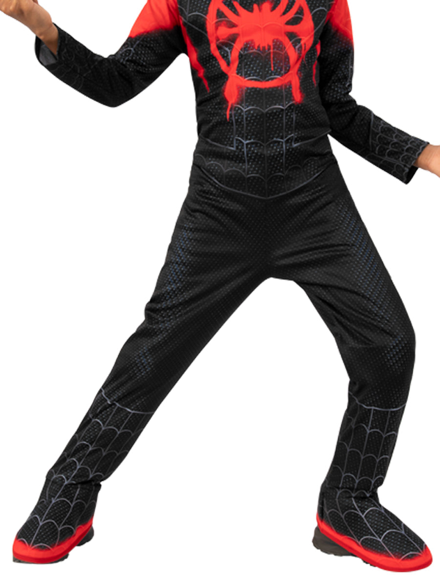 Kids Into The Spider Verse Miles Morales Costume - costumes.com