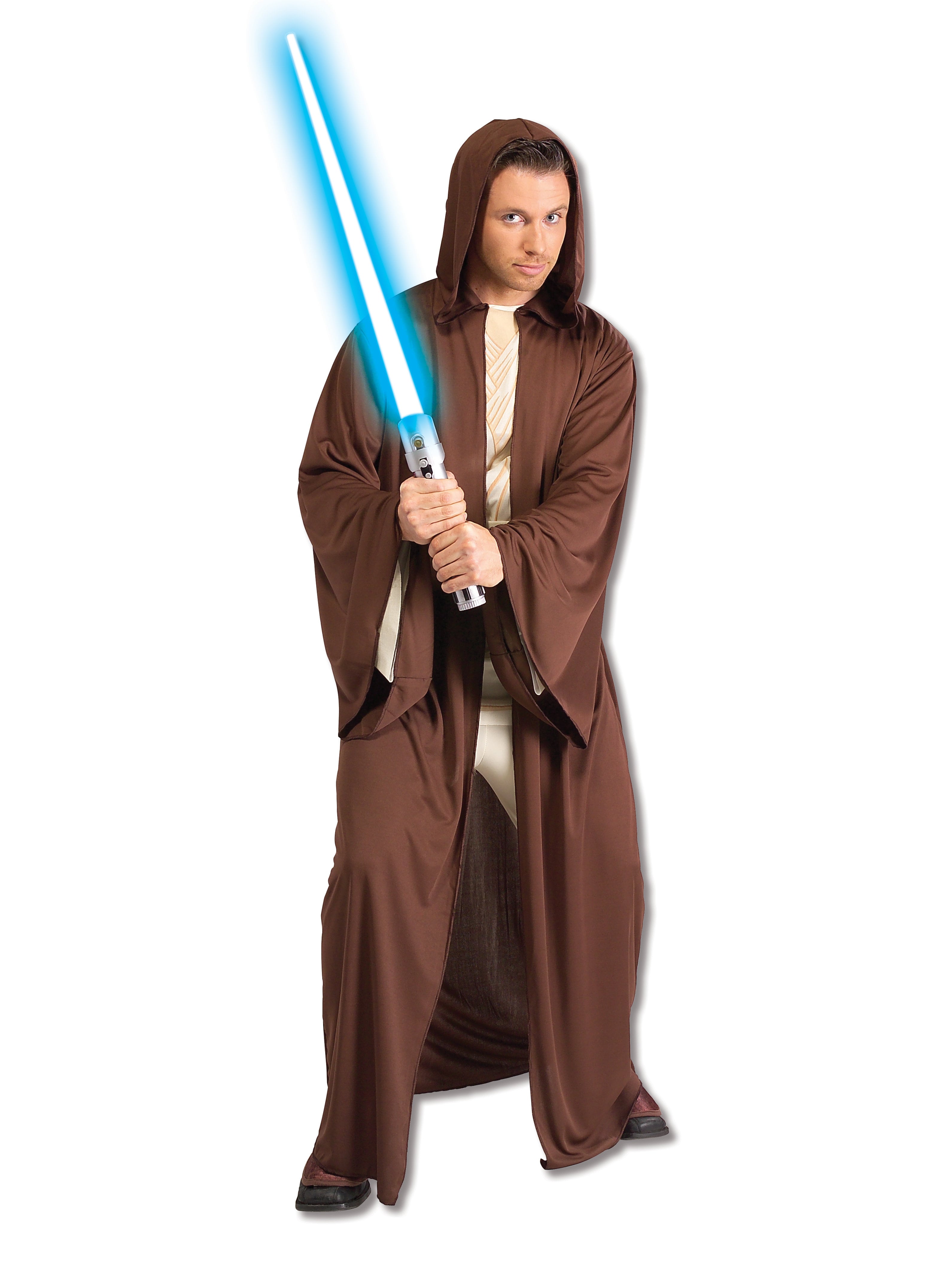 Men's Star Wars Episode III Hooded Jedi Robe - costumes.com