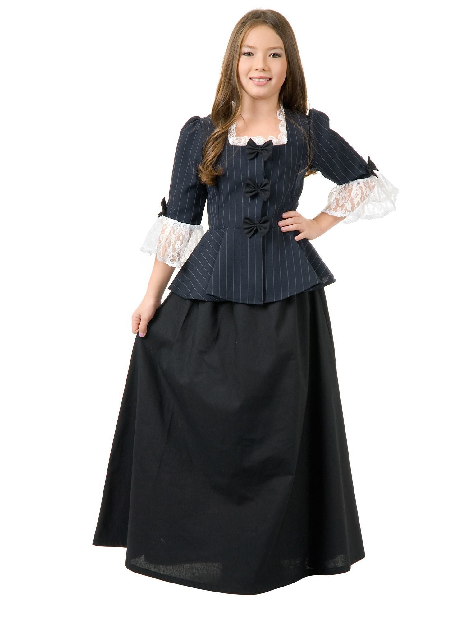 Kid's Colonial Girl Martha Washington Costume Kid's Colonial Girl Martha Washington Costume
