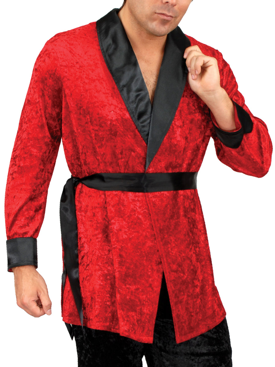 Adult Smoking Jacket Red Costume - costumes.com