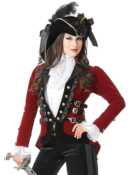 Adult Sultry Pirate Lady Jacket Costume