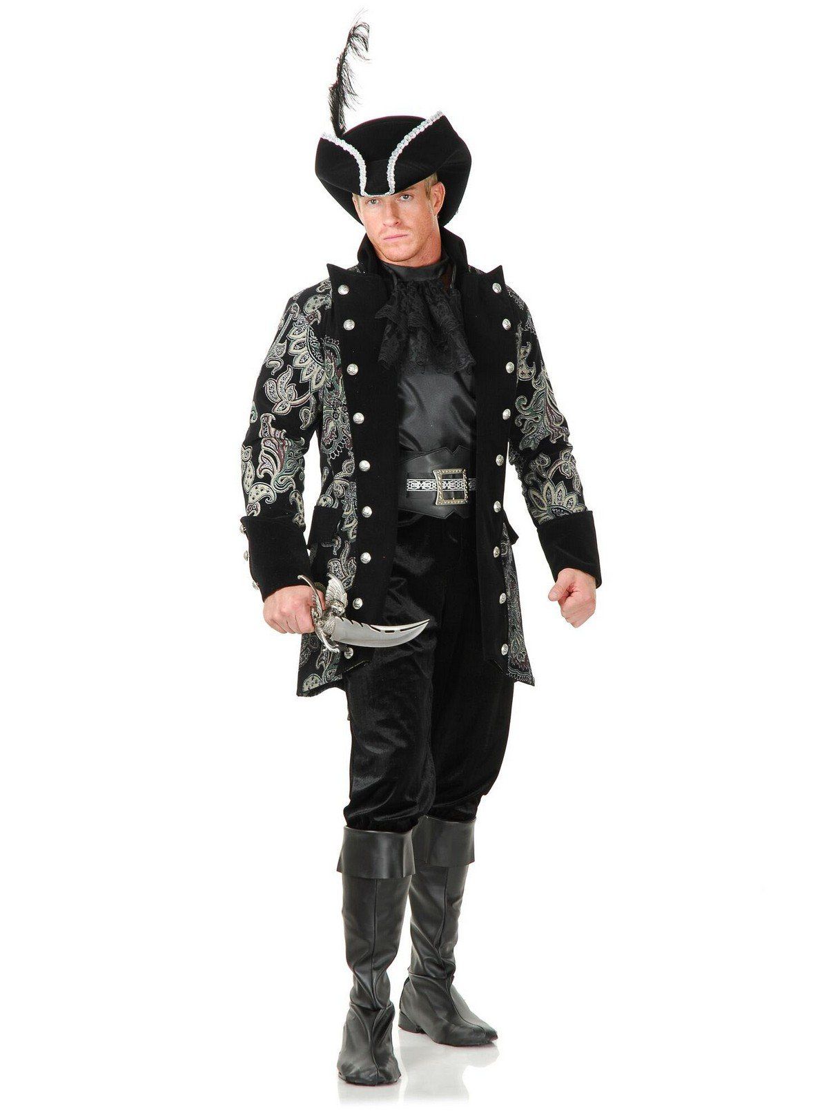 Adult Royal Pirate Captain Costume - costumes.com