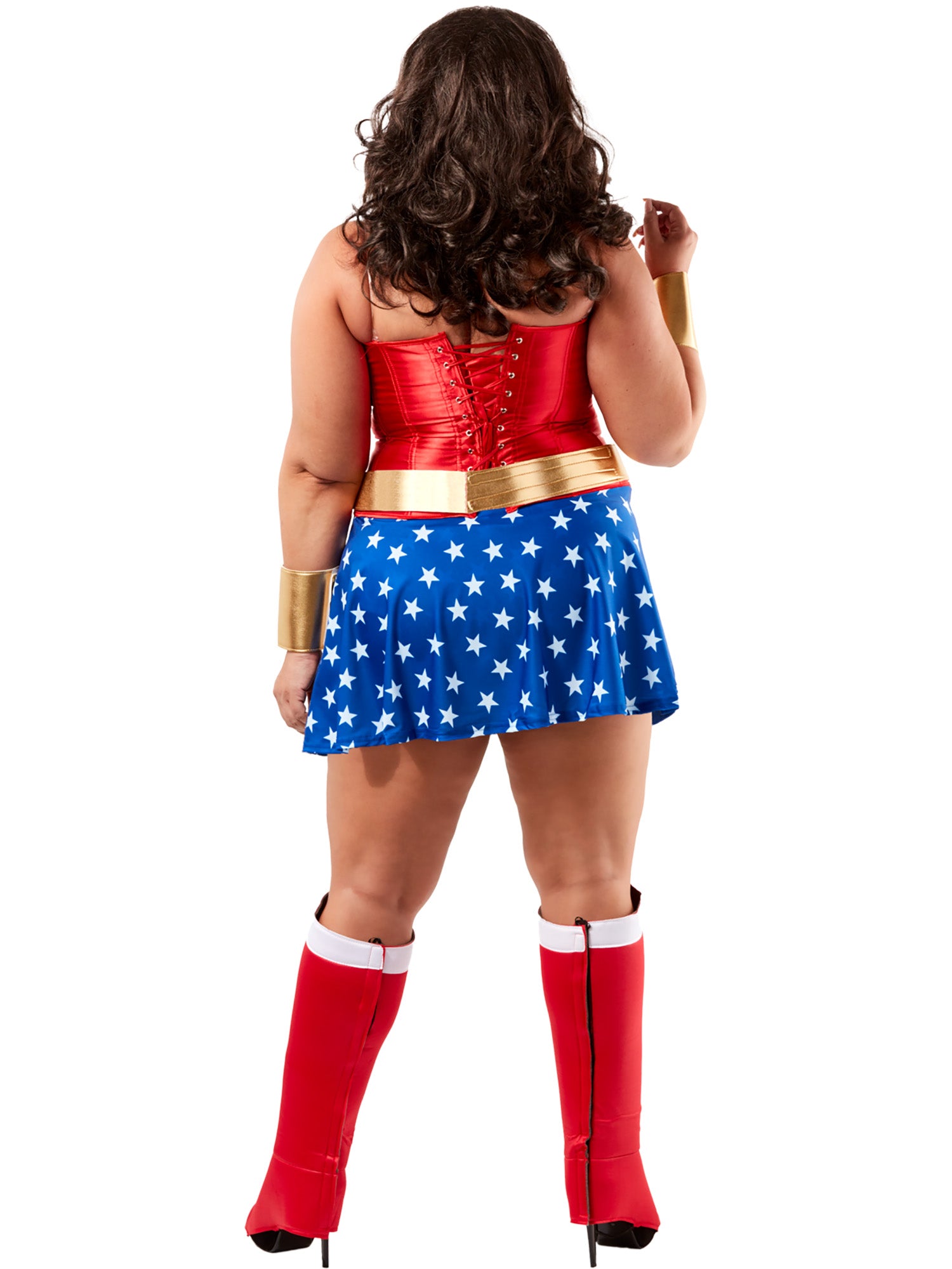 Women's Plus Size Classic Wonder Woman Costume - Deluxe - costumes.com