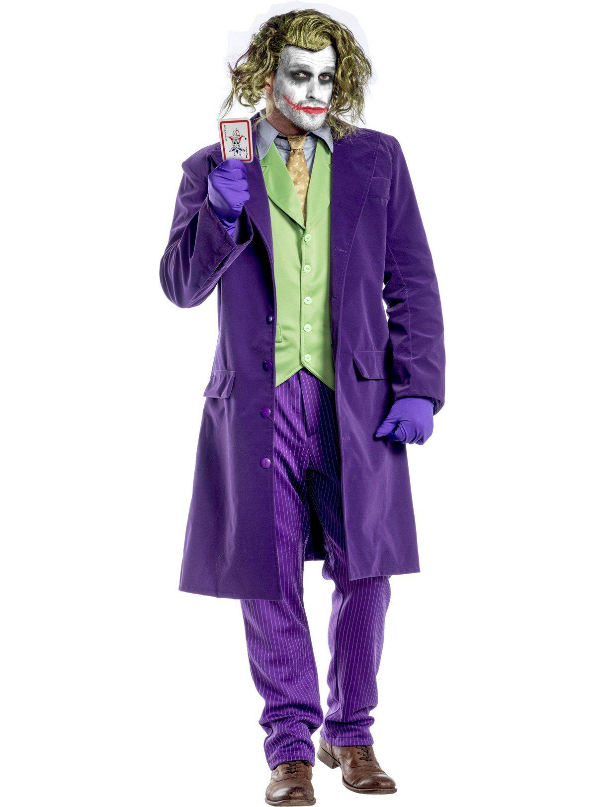 Men's Dark Knight The Joker Costume - Premium - costumes.com