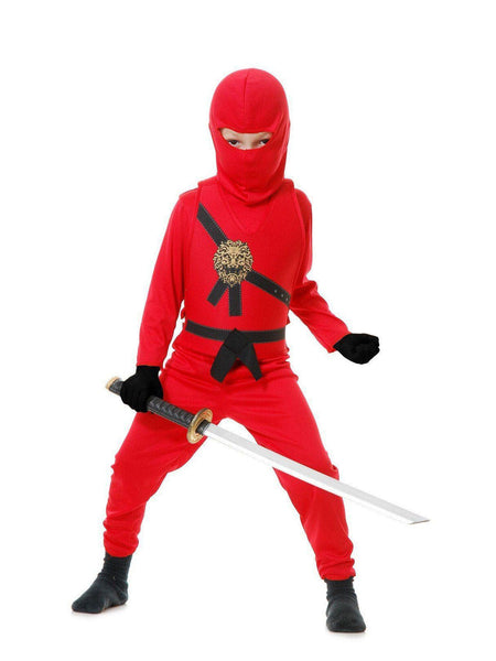 Kid's Ninja Avenger Series 1 Red Costume