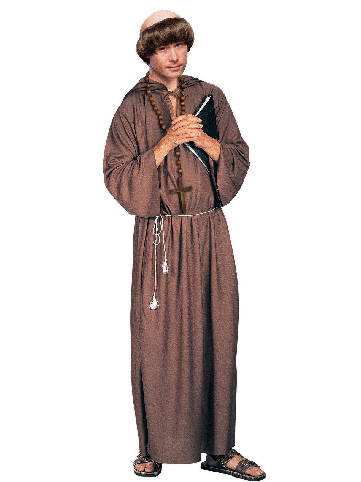 Men's Brown Monk Robe - costumes.com