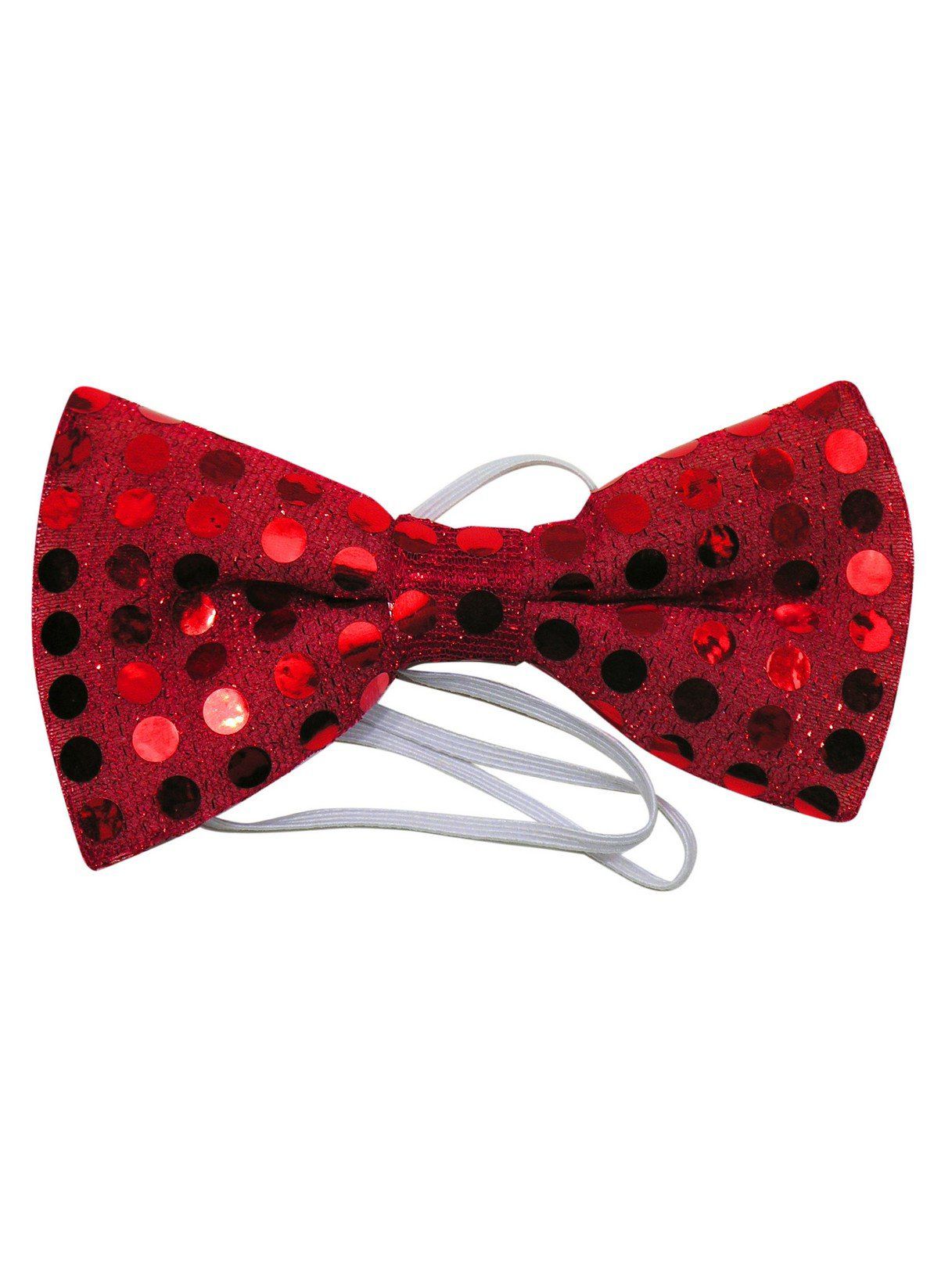 Adult Red Sparkle Bow Tie - costumes.com