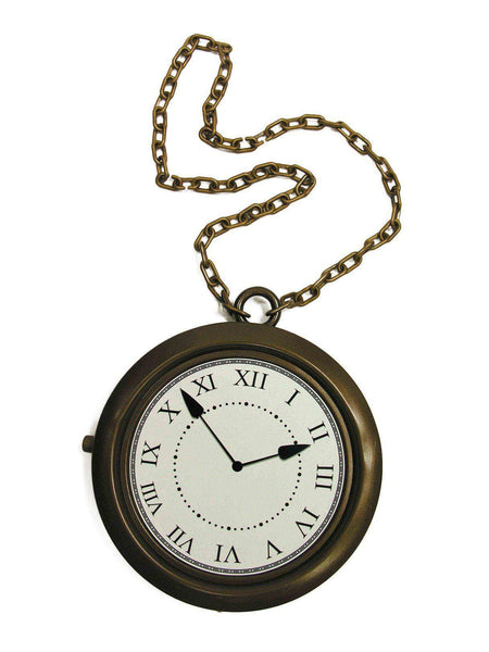 Adult 1980's Rapper Clock Necklace