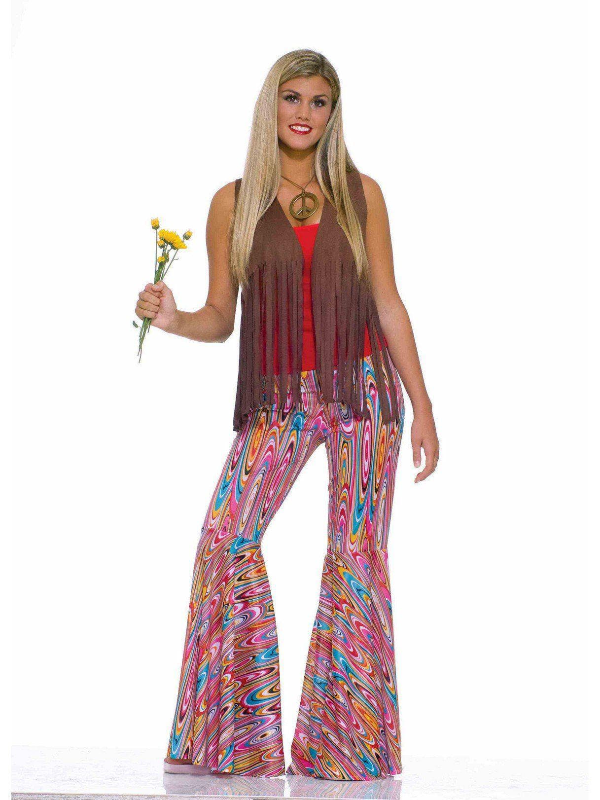 Women's Wild Child Hippie Bell Bottom Pants - costumes.com