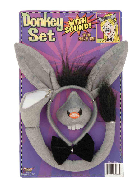 Adult Donkey Accessory Set with Sound