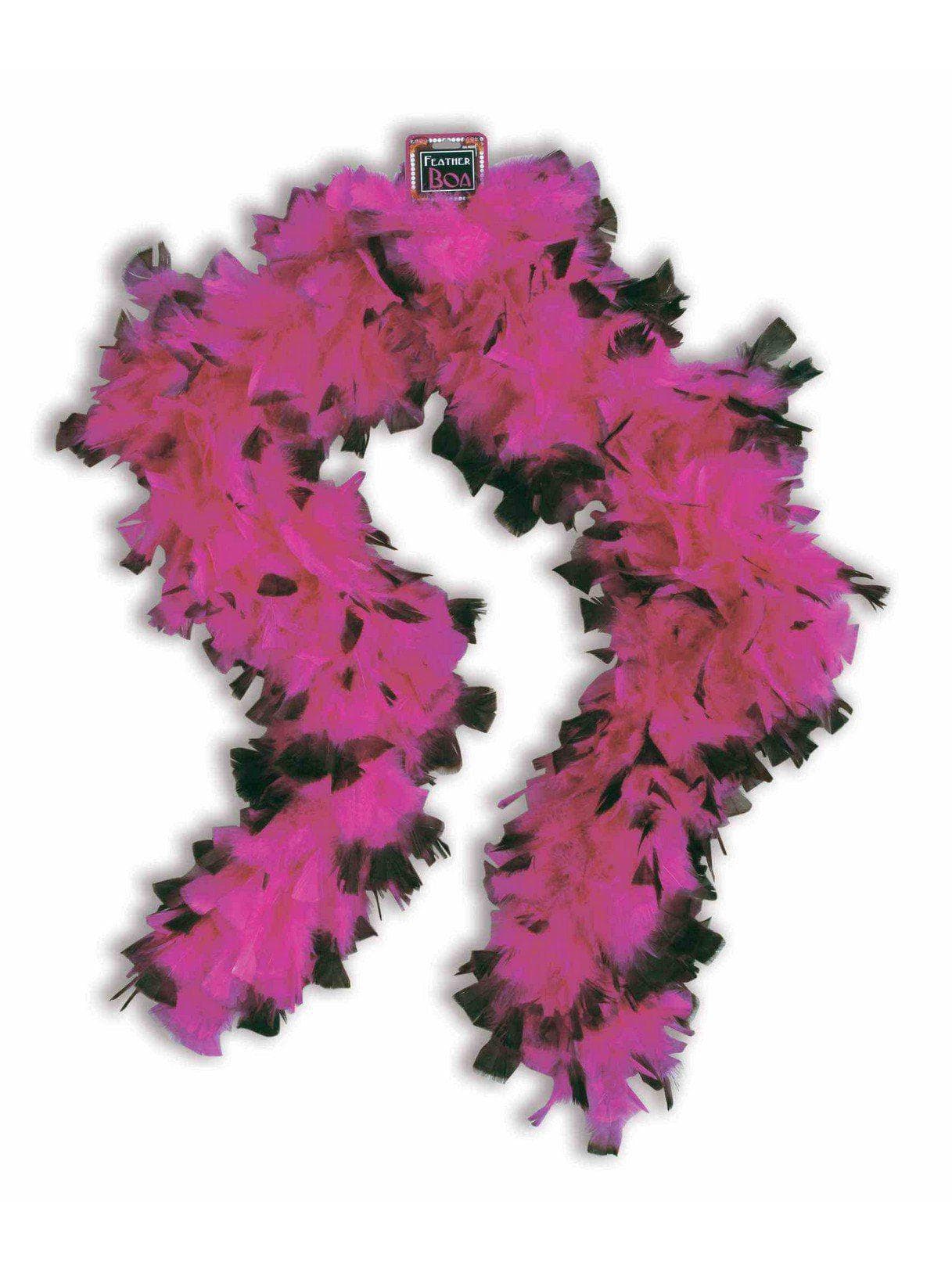 Pink and Black 20's Boa Accessory - costumes.com