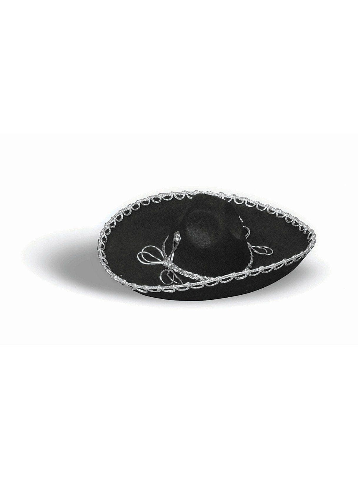Black Sombrero Hat - costumes.com