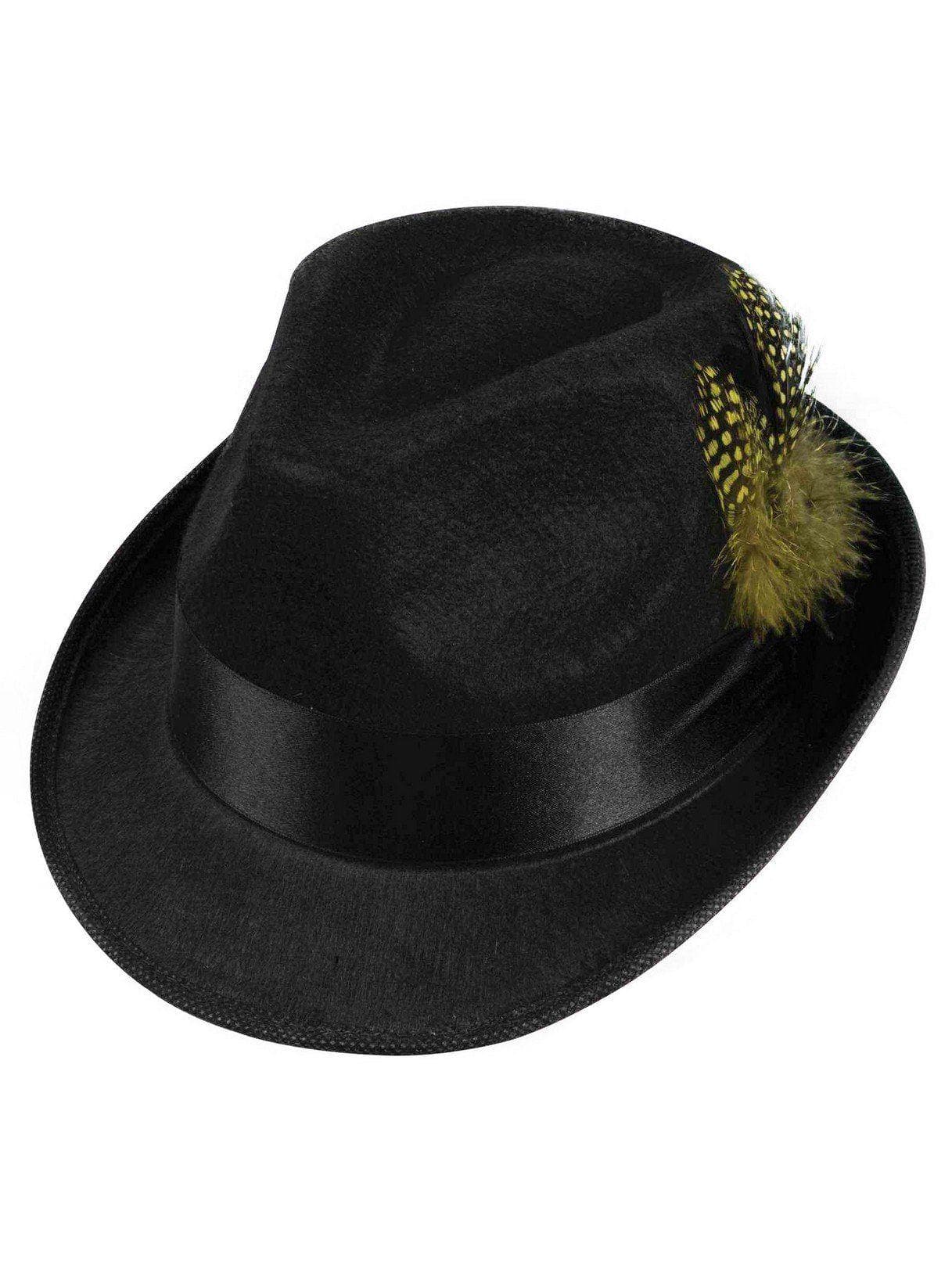 Feathered Felt Fedora for Adult - costumes.com
