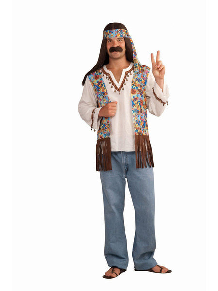 Adult Hippie Groovy Set Male Costume