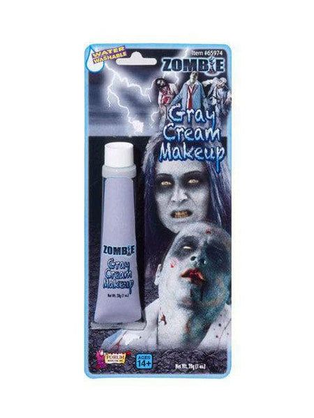 Adult Zombie Gray Cream Makeup
