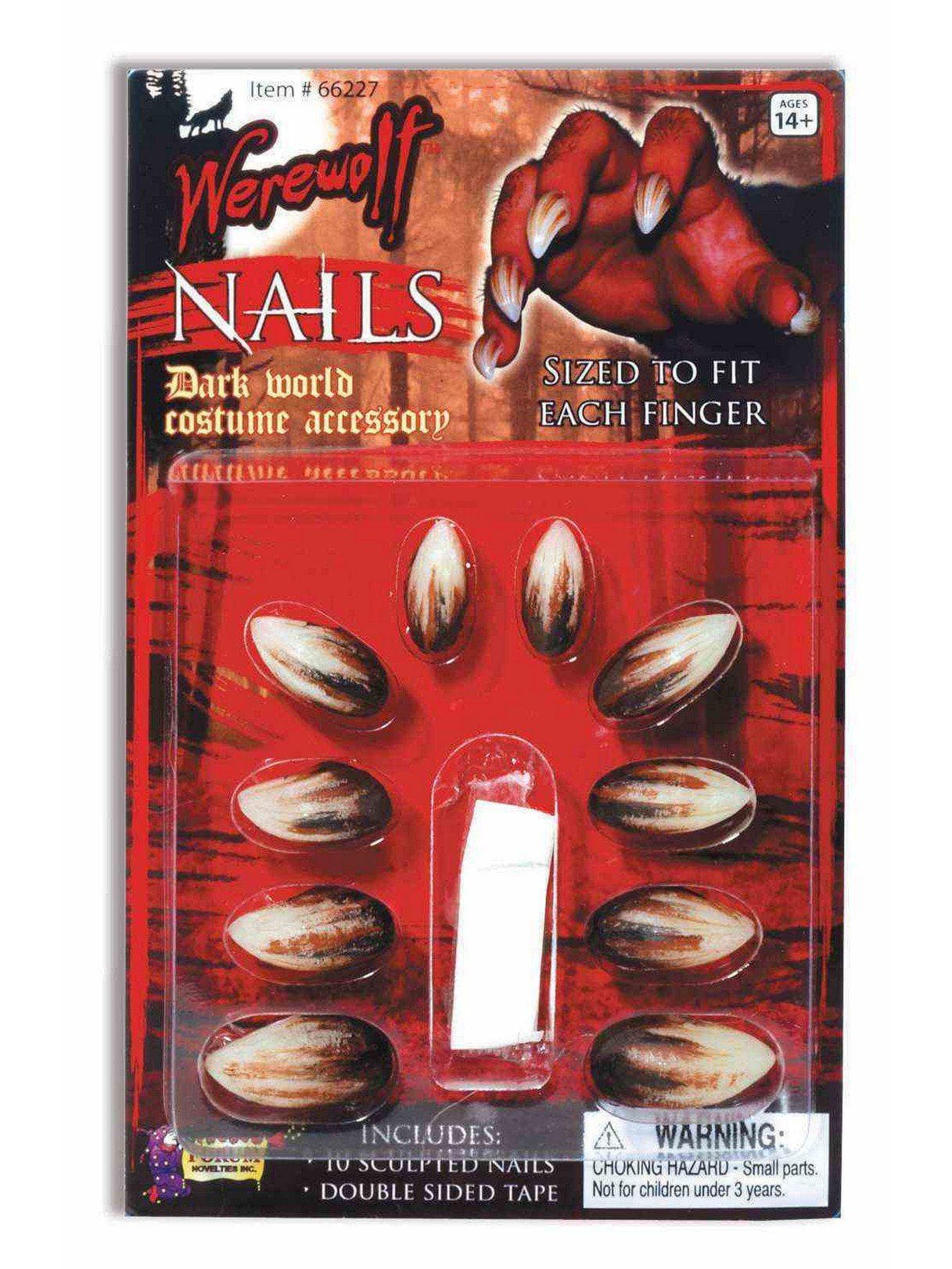 Werewolf Deluxe Nails - costumes.com