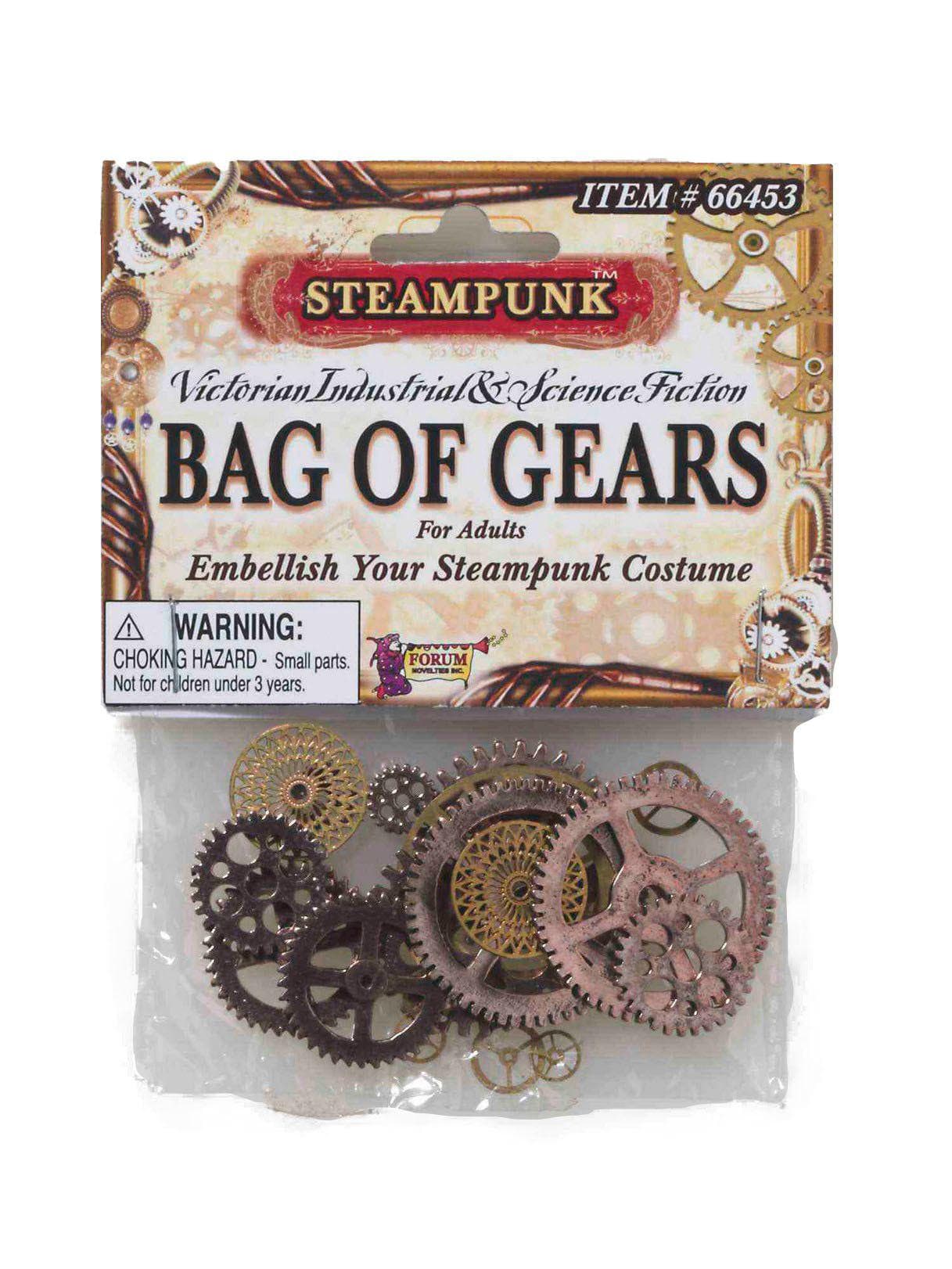 Bag of Steampunk Gears - costumes.com