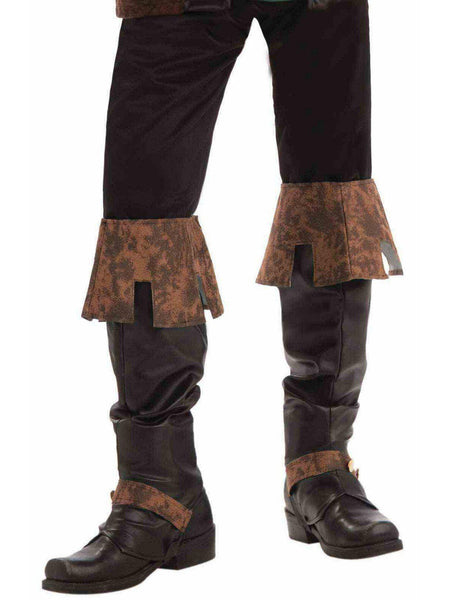 Adult Brown Medieval Boot Tops