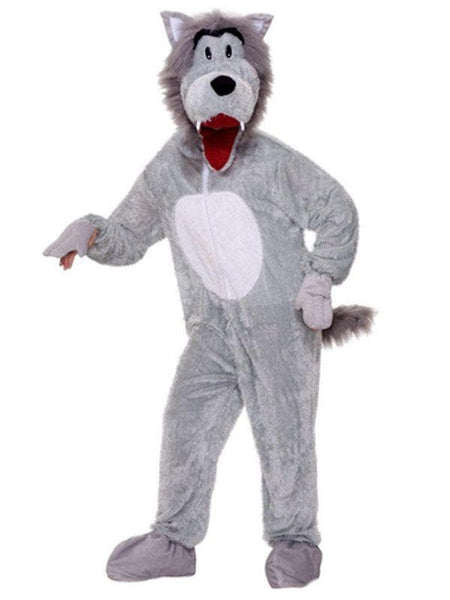 Men's Plush Storybook Wolf Costume