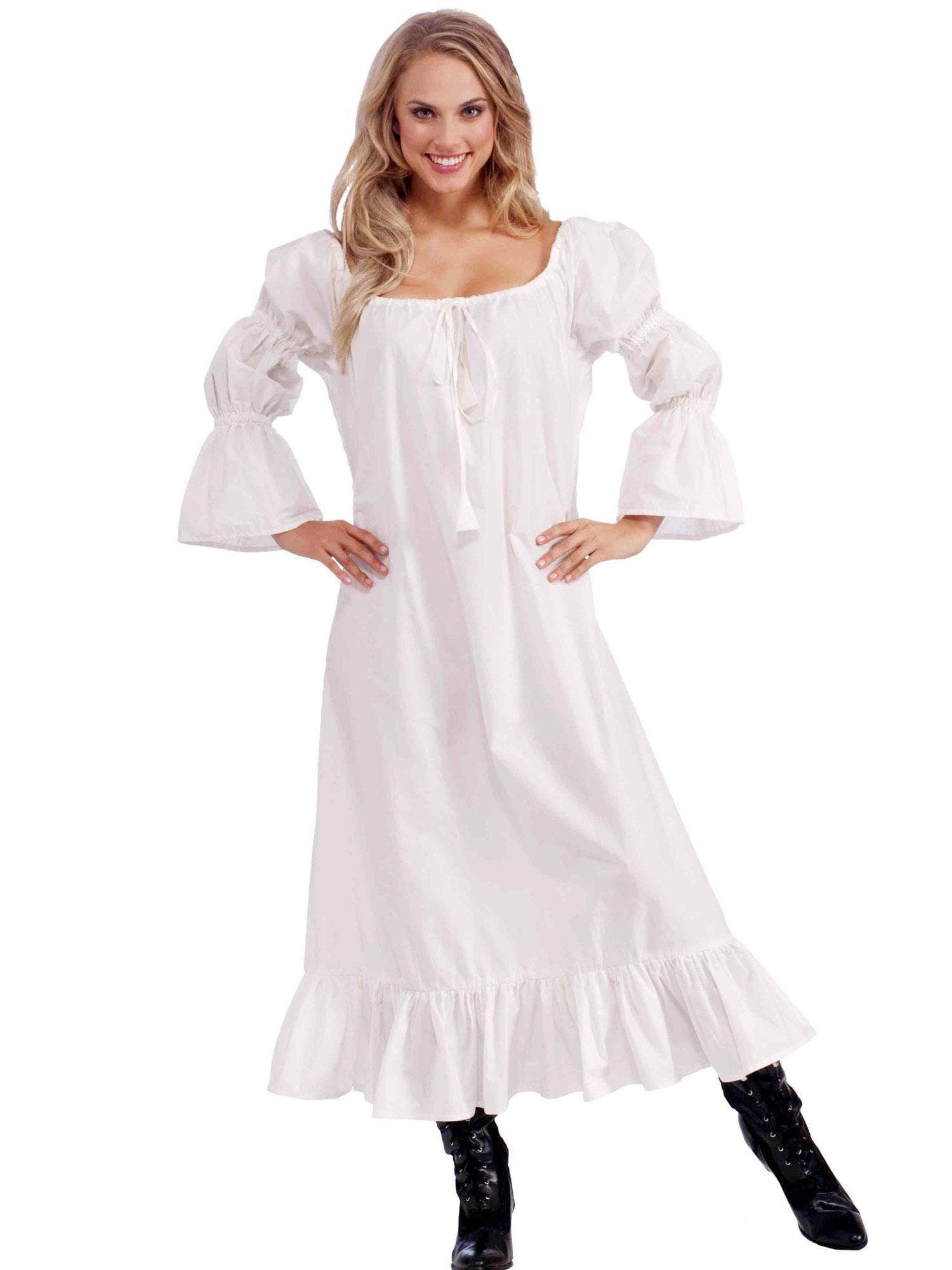 Adult Medieval Lady Chemise Gown Costume - costumes.com