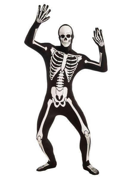 Adult Disappearing Man Skeleton Costume
