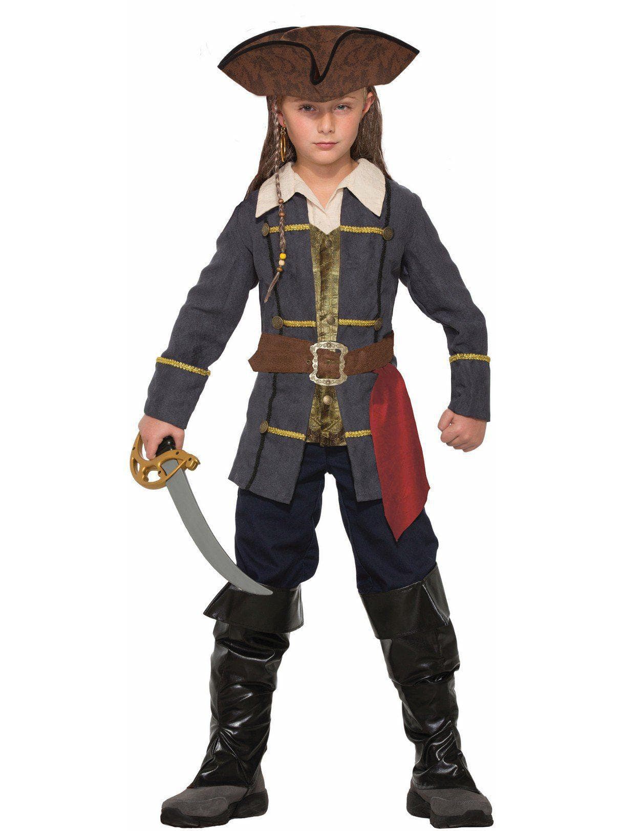 Kid's Captain Cutlass Pirate Costume - costumes.com