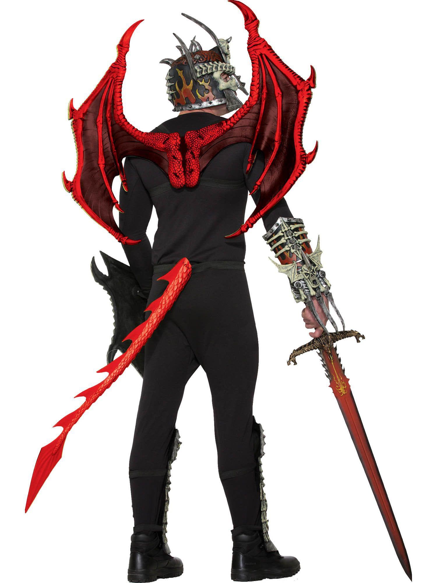 Adult Red Scaled Demon Tail - costumes.com