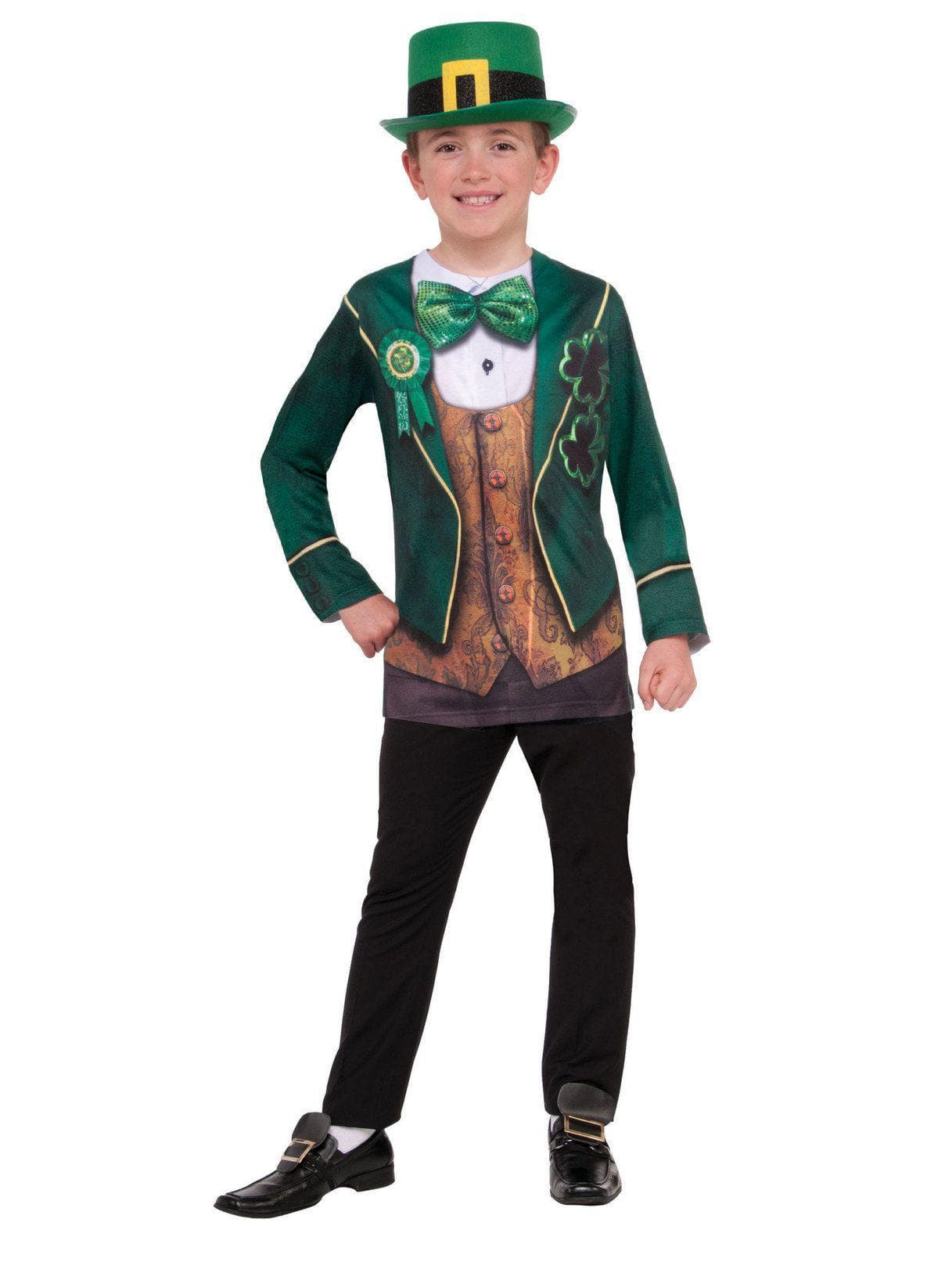 Kid's Instantly Irish Top Costume - costumes.com