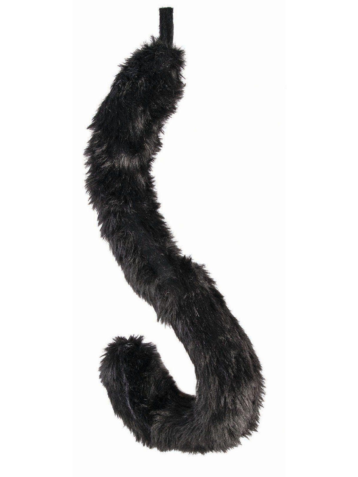 Adult Black Plush Long Tail - Economy - costumes.com