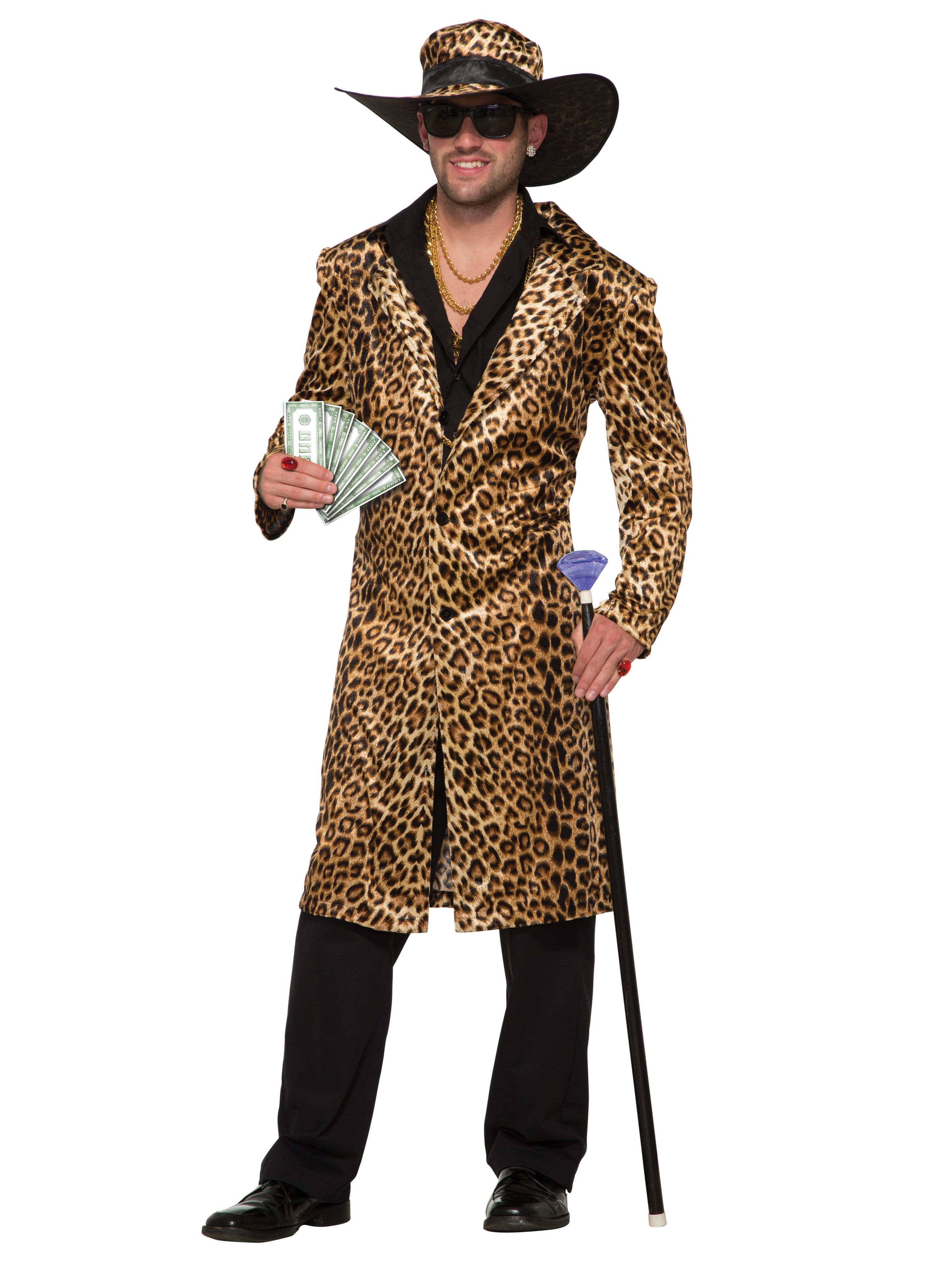 Men's 1970's Funky Leopard Print Costume - costumes.com