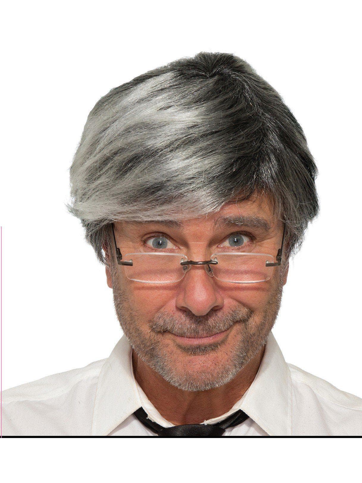 mens grey wig fancy dress Amazon.com : Dsimeig Long Wavy Grey Wigs for Men Synthetic Heat Resistant Cosplay Halloween Costume Wig,White&Grey : Beauty & Personal Care