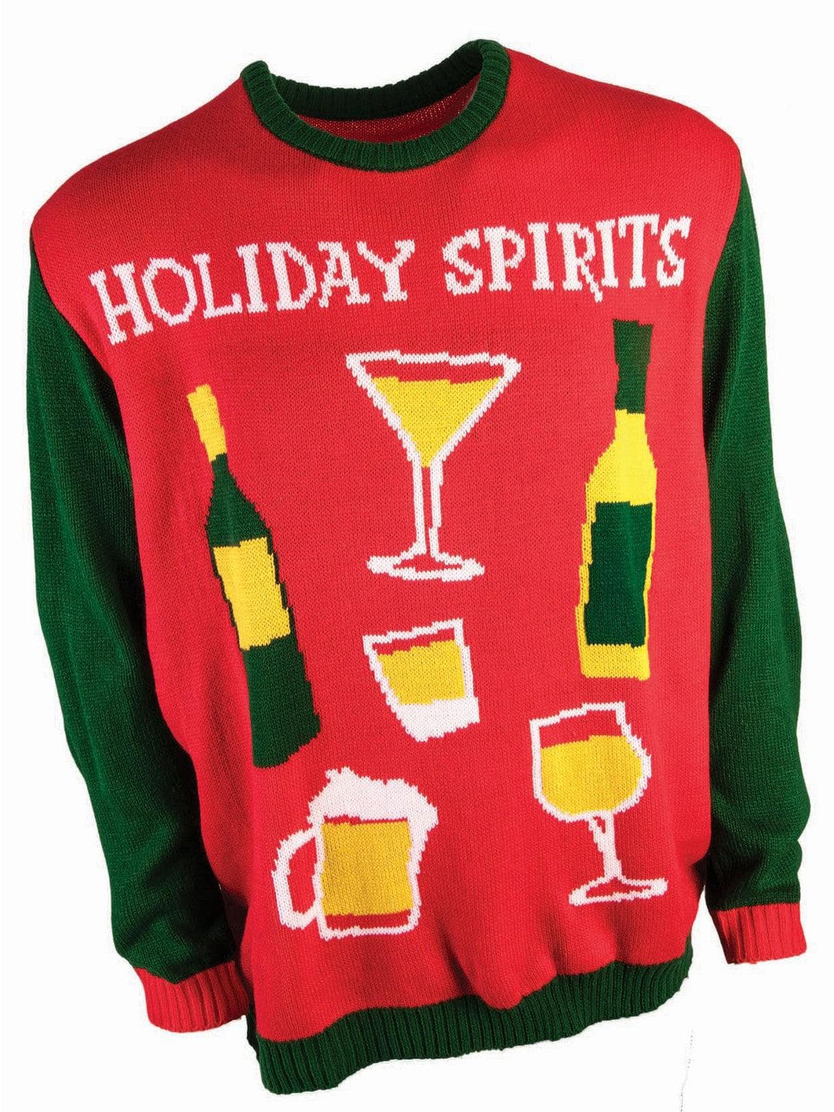 Adult Spirited Christmas Sweater - costumes.com