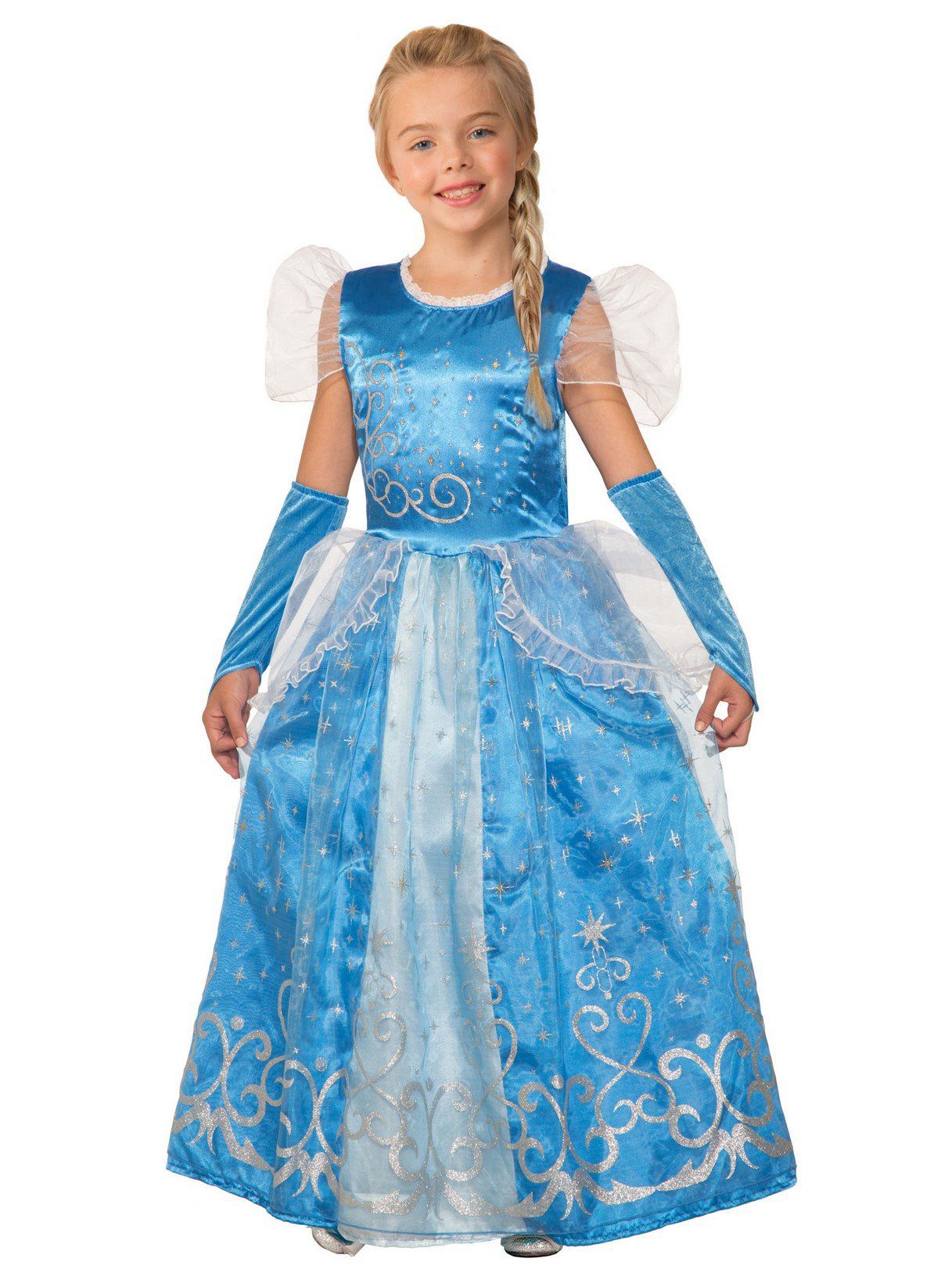 Girls' Blue Celestial Princess Costume - costumes.com