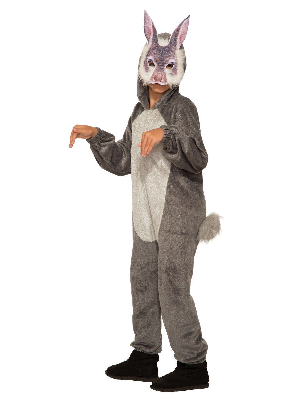 Kid's Bunny Jumpsuit With Mask Costume - costumes.com