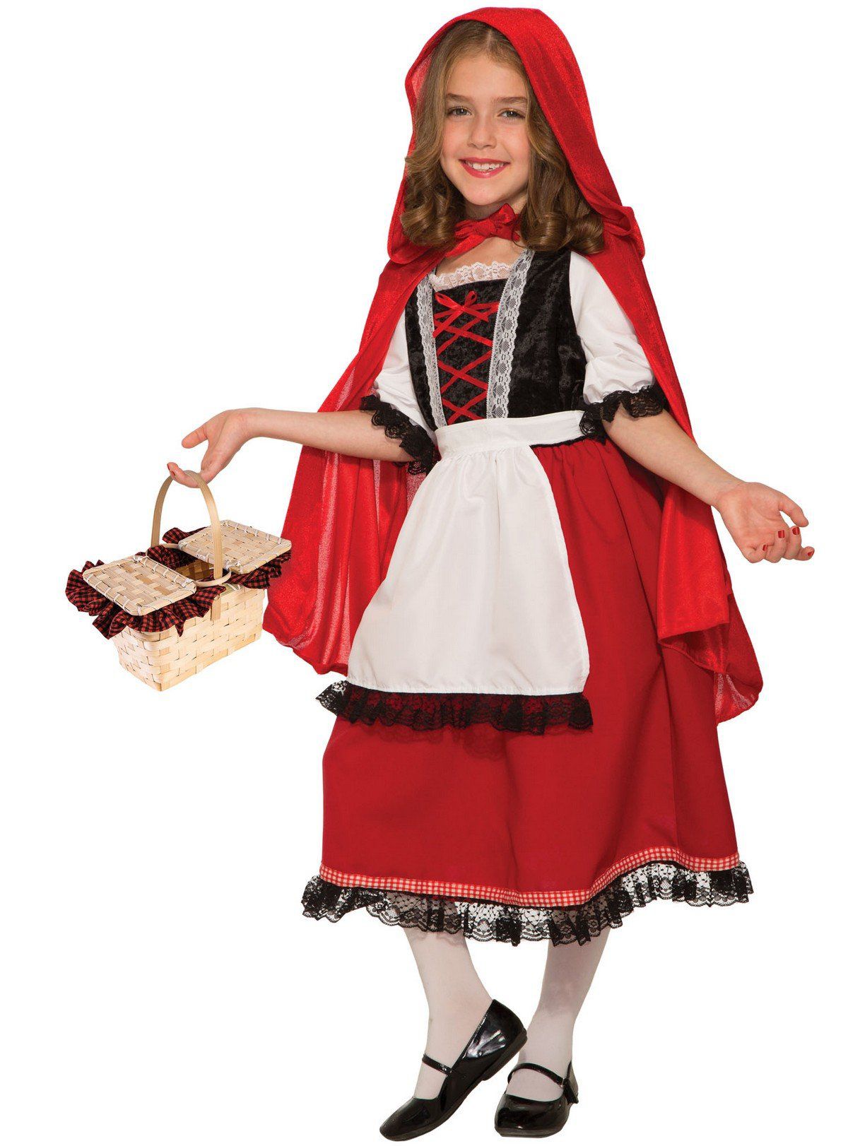 Girls' Little Red Riding Hood Costume - Deluxe - costumes.com