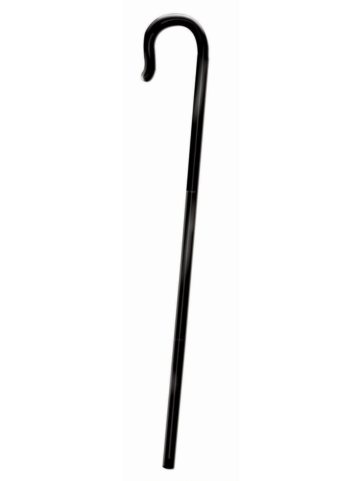 Adult Black Crook Style Walking Cane - costumes.com